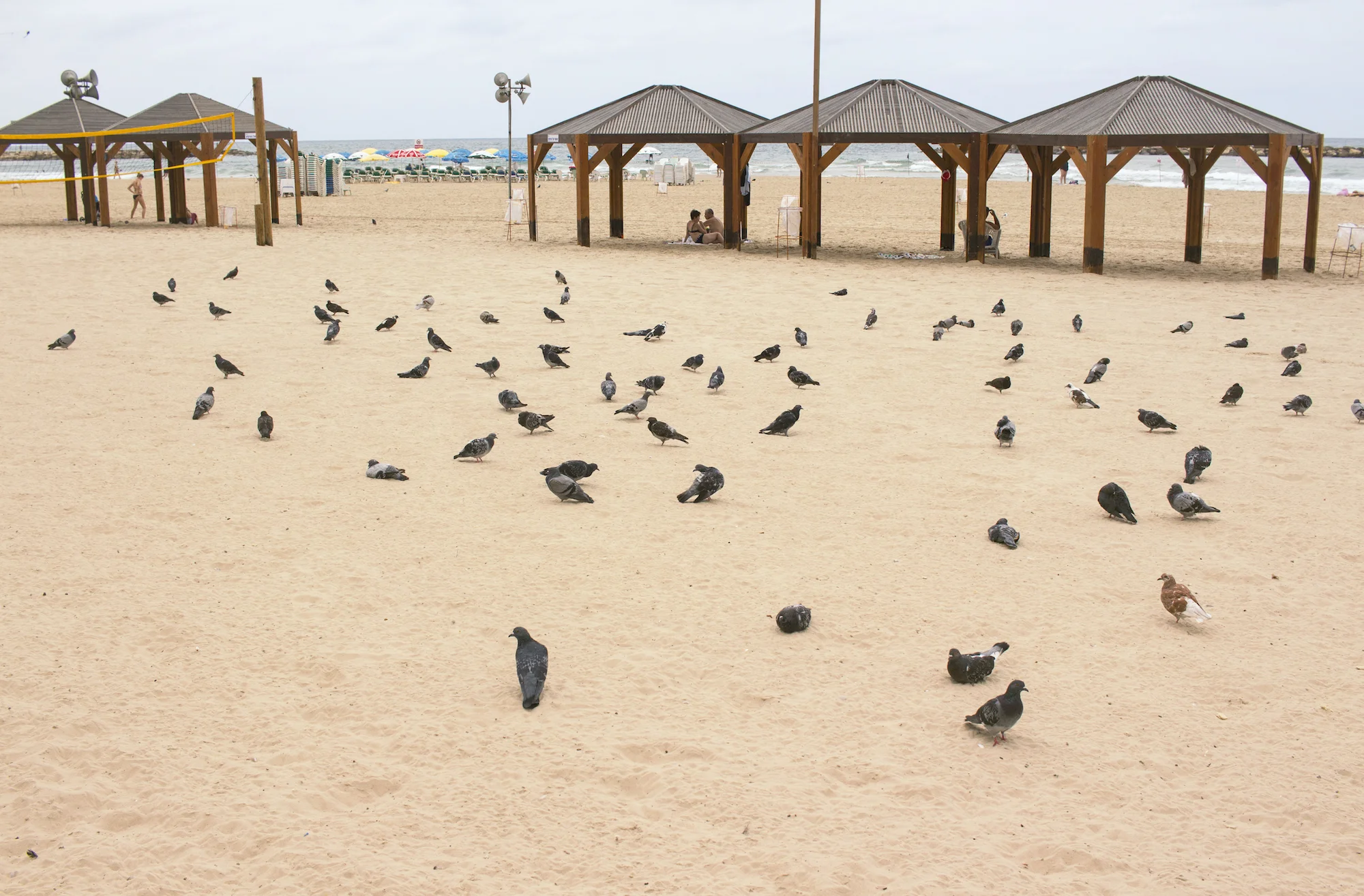 An overcast morning along the boardwalk in Tel Aviv, Israel. Photography by 'The Girl Mirage' Geena Matuson @geenamatuson #thegirlmirage, 2017.