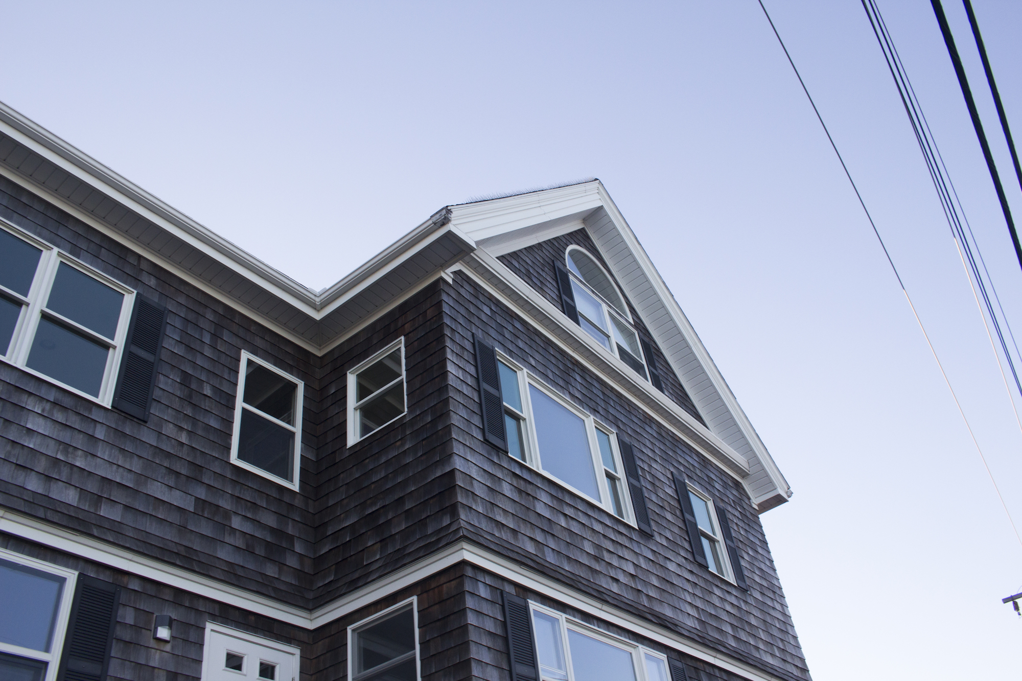 Architecture at dusk in Plymouth, MA, USA photographed by Geena Matuson (@geenamatuson) #thegirlmirage, 2017.