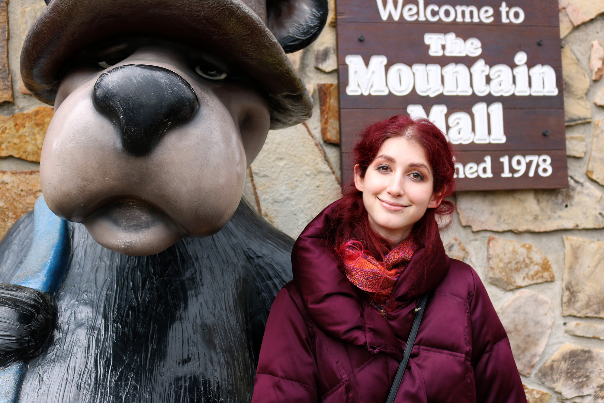 Geena Matuson (@geenamatuson) at The Mointain Mall on Parkway in Gatlinburg, TN, March 2018.