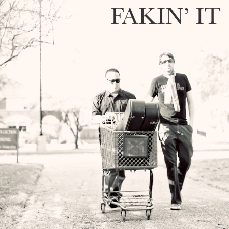 FAKIN' IT's self-titled debut EP is available on iTunes , CD Baby , Spotify , Google play and Amazon MP3 .