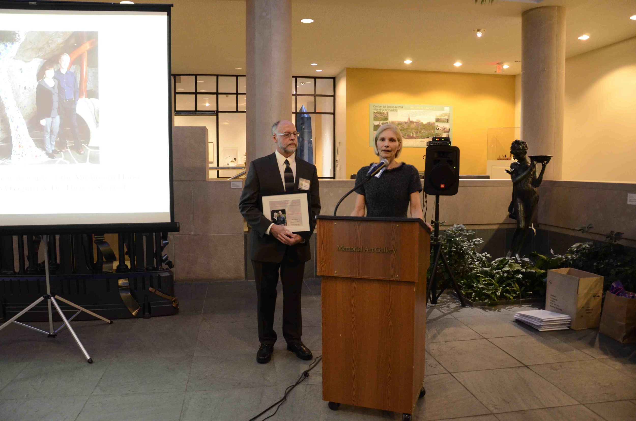  ​Steve &amp; Christine Whitman receiving&nbsp;Lifetime&nbsp;Stewardship Award 