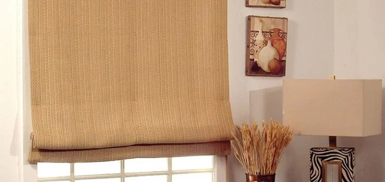 Textured Roman Shades