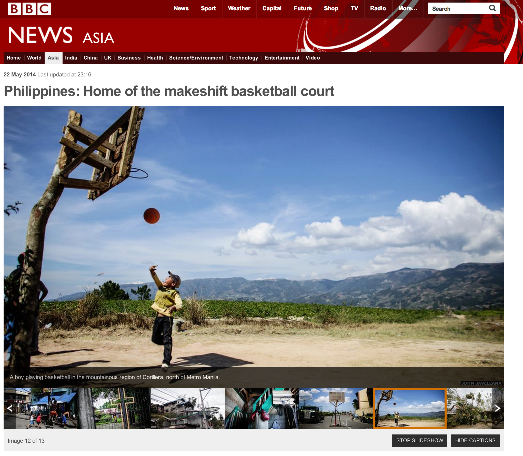 Philippines : Home of the Makeshift Basketball Courts