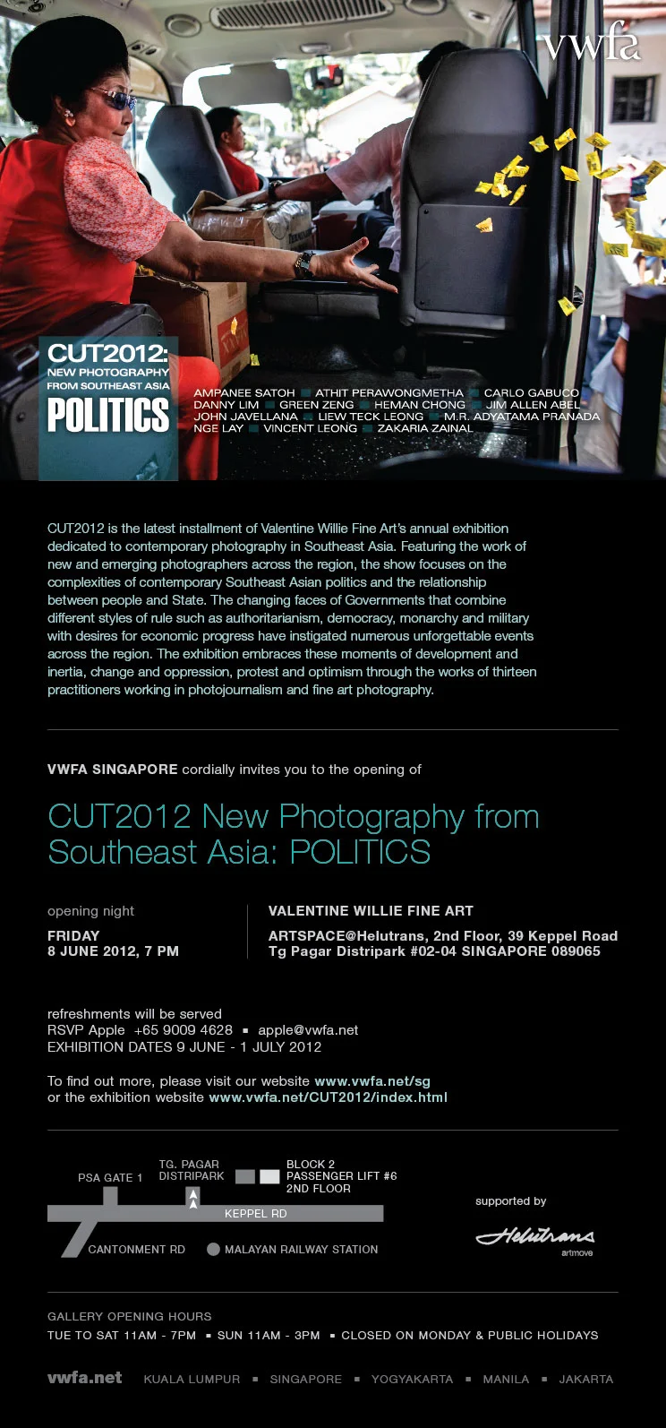 CUT 2012 : New Photography from Southeast Asia on Politics