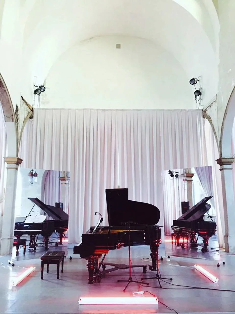 From the archives: &lsquo;synthesis&rsquo; at @marignyoperahouse back in 2016.

.
.
.
.
#piano #memory #neworleans #mirrored #electroacoustic