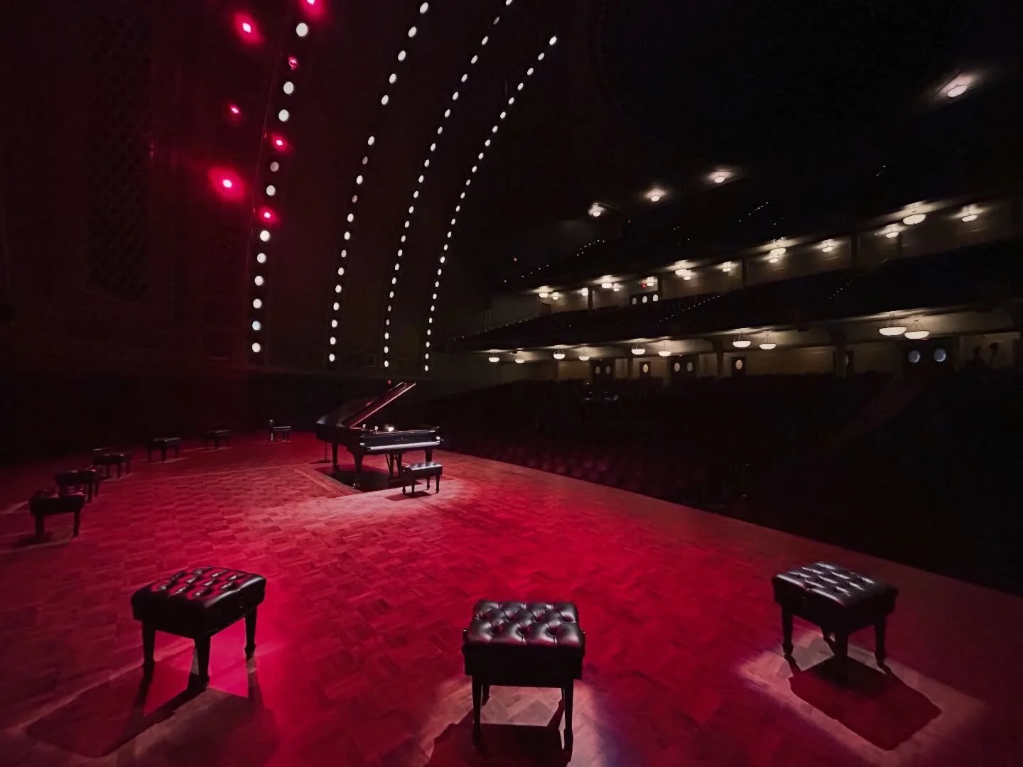 TONIGHT! @philipglass @pomegranatearts @umspresents @gilmorefestival At the gorgeous Hill Auditorium~