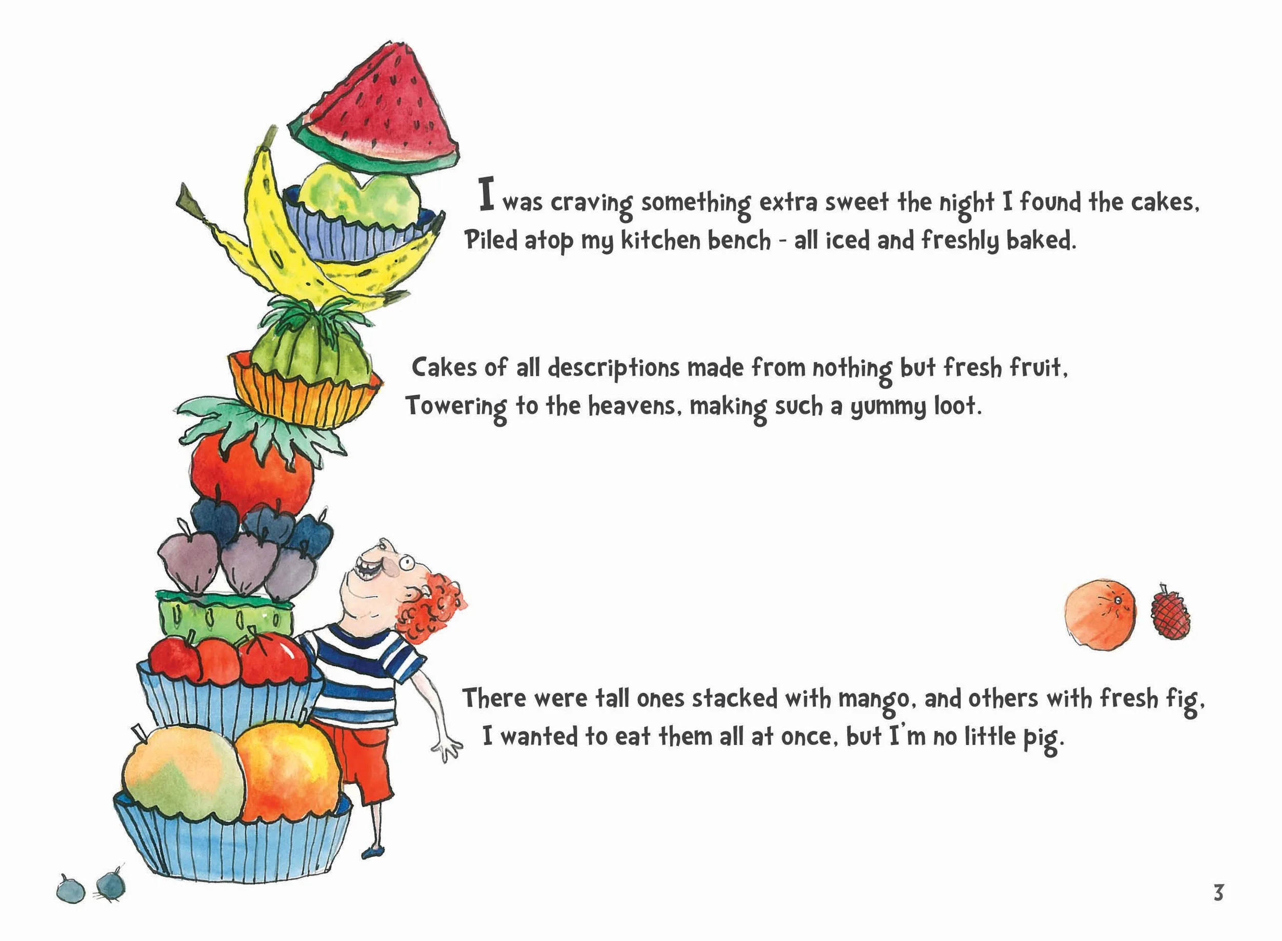 First page of Watermelon Cupcake Rhyme