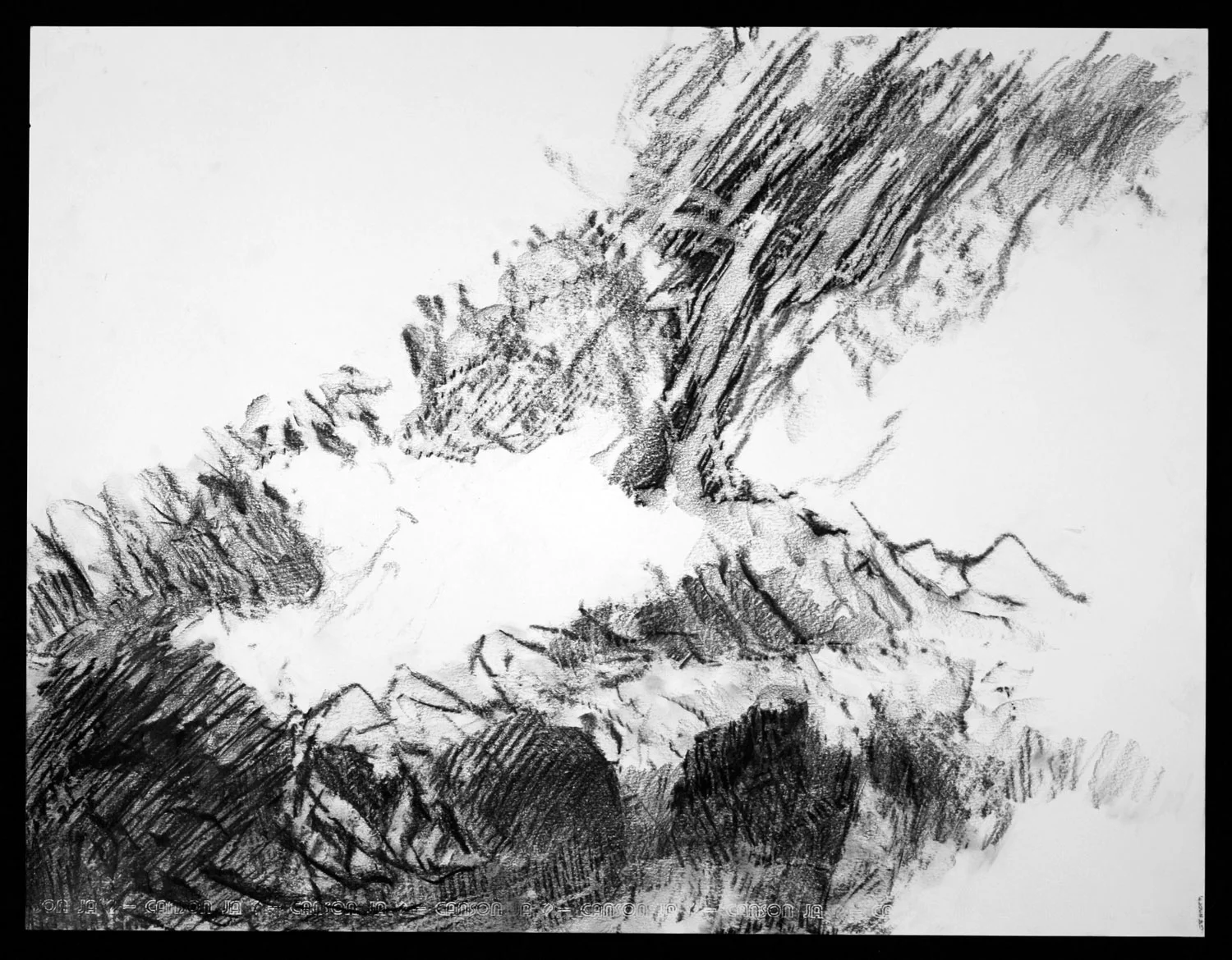 SCAPE Print 3 19.5" x 25.5" Graphite on Canson Dessin Paper