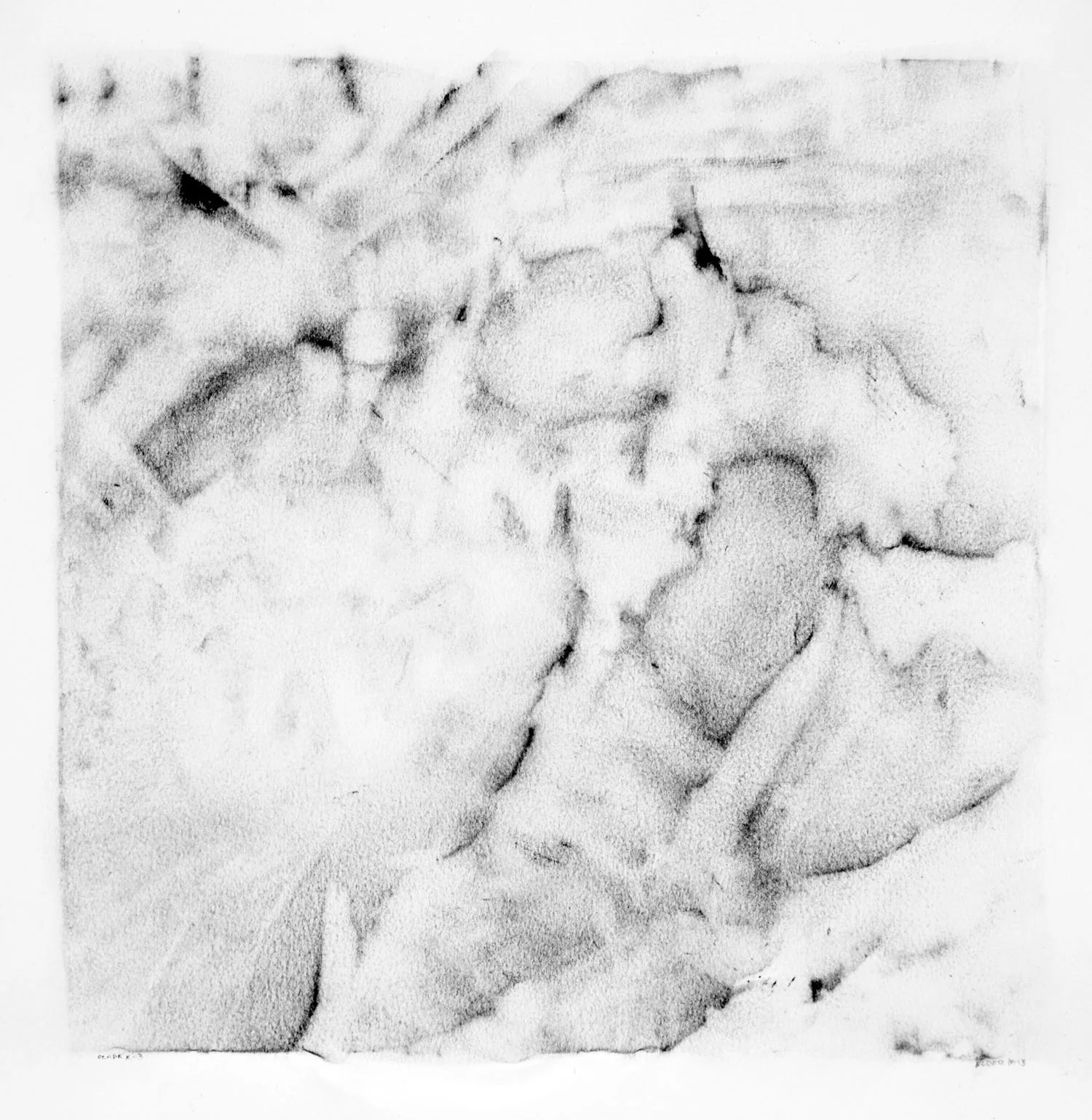 SCAPE, X-3 12" X 12" image 19.5" x 25.5" Canson Dessin Paper