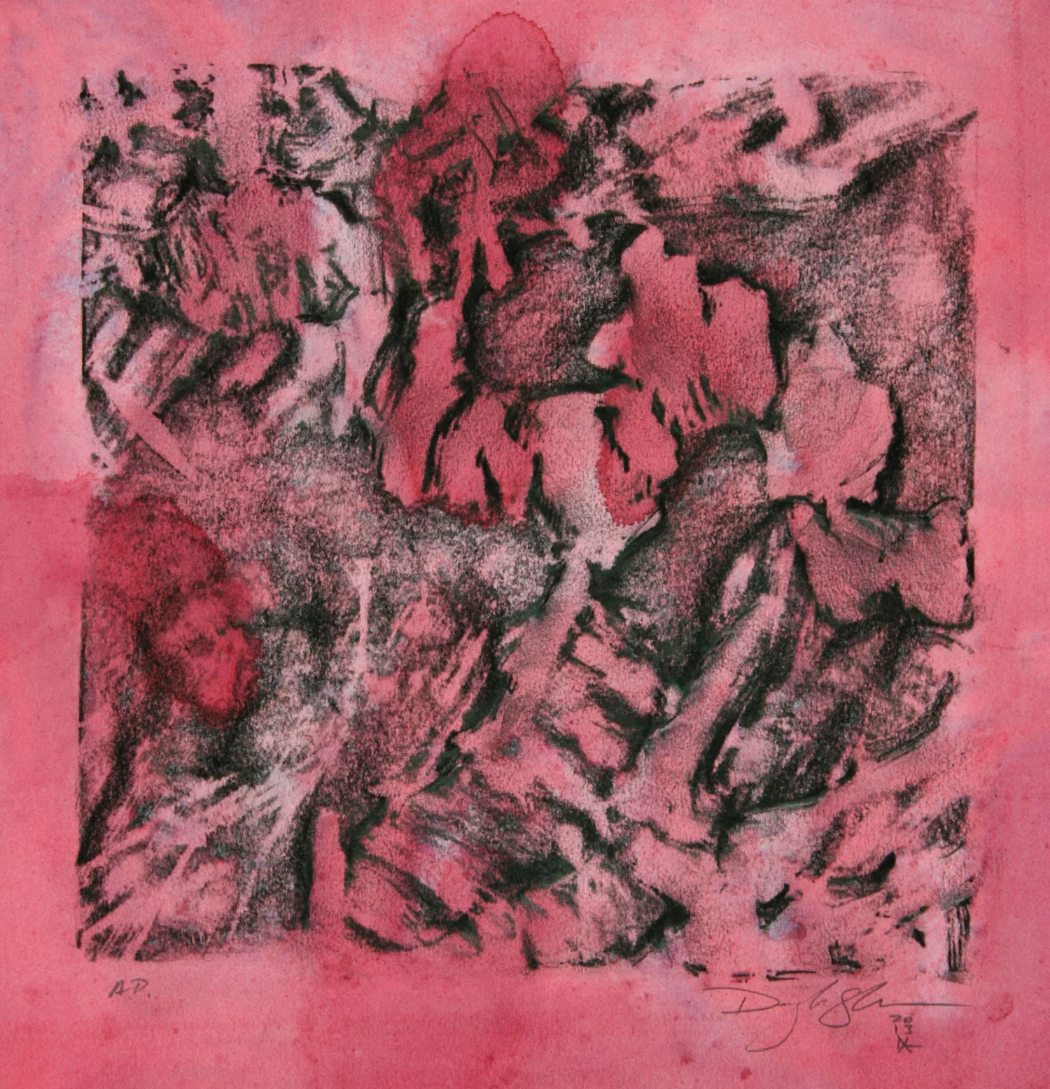 SCAPE, A.P. -3 12" X 12" image 19.5" x 25.5" Canson Dessin Paper