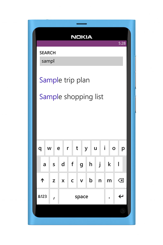 NOTE SEARCH