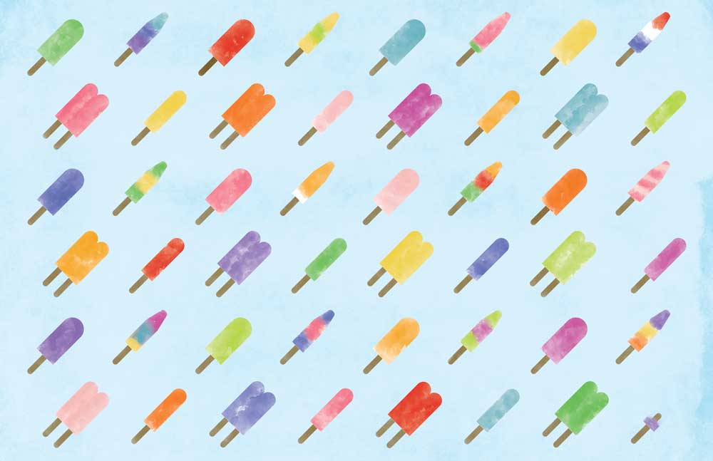 Popsicle Pattern , 2015. Digital Read about the process here .