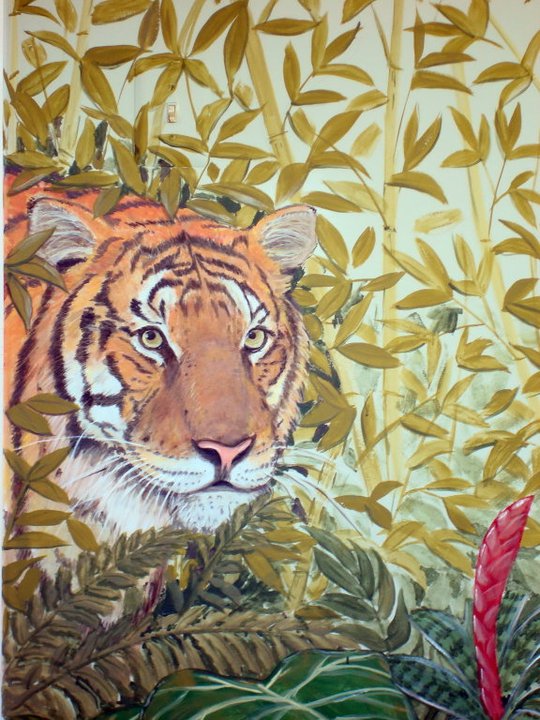 Tiger Jungle Mural