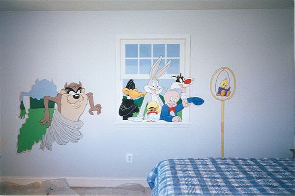 Looney Tunes Wall Mural