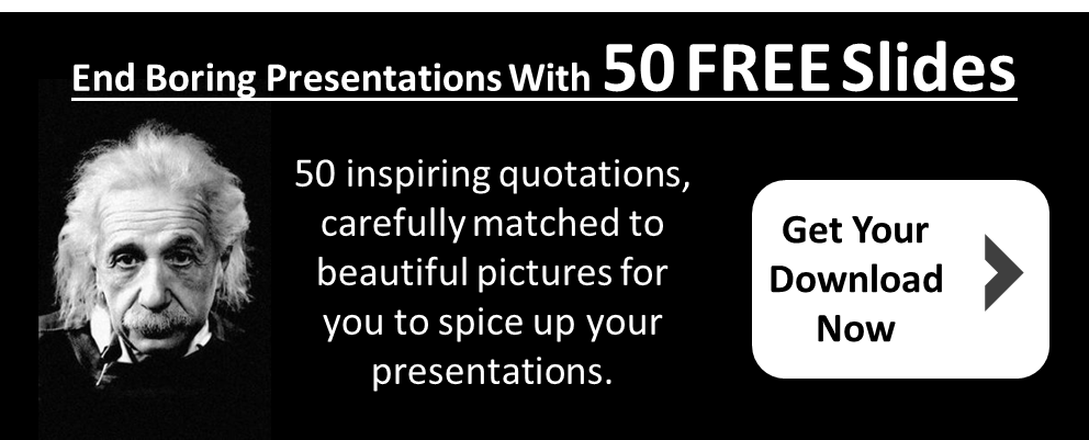 Increase your IQ with 50 free inspiring quote slides