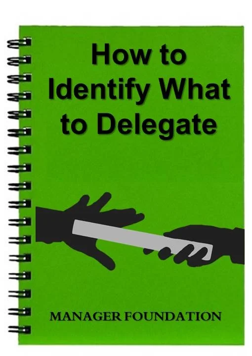 GET MORE DONE BY DELEGATING EFFECTIVELY. HOW TO IDENTIFY WHAT TO DELEGATE