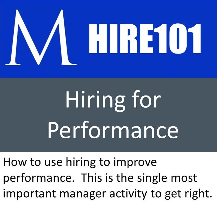 HIRE101 - Hiring For Performance