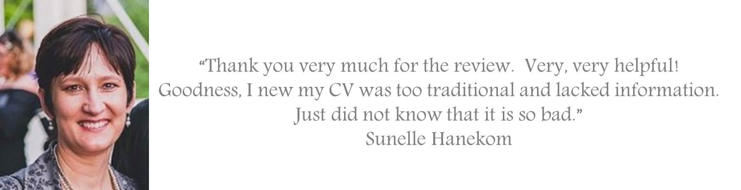 Testimonial for the Manager Foundation Resume Review service jpeg