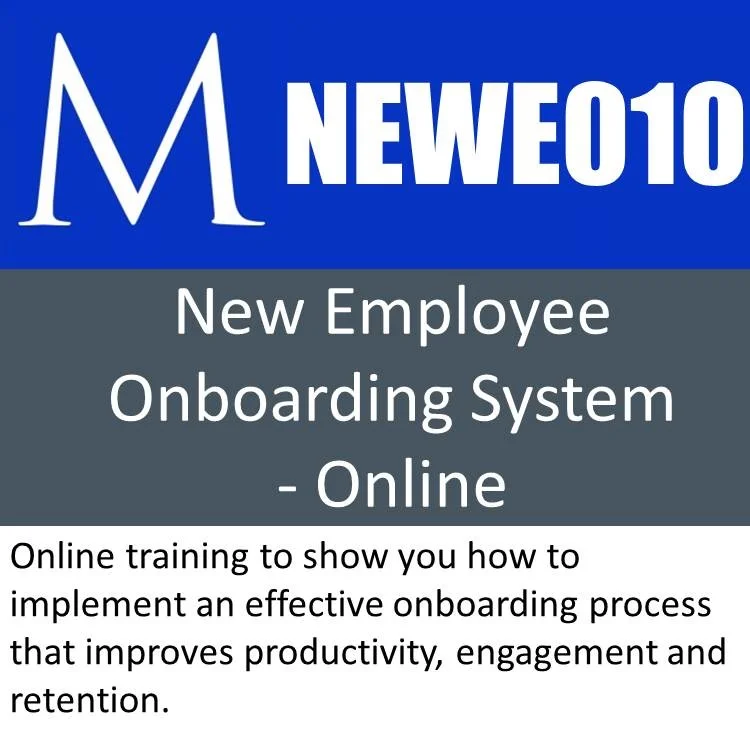 NEWE010 - New Employee Onboarding for Performance System Online