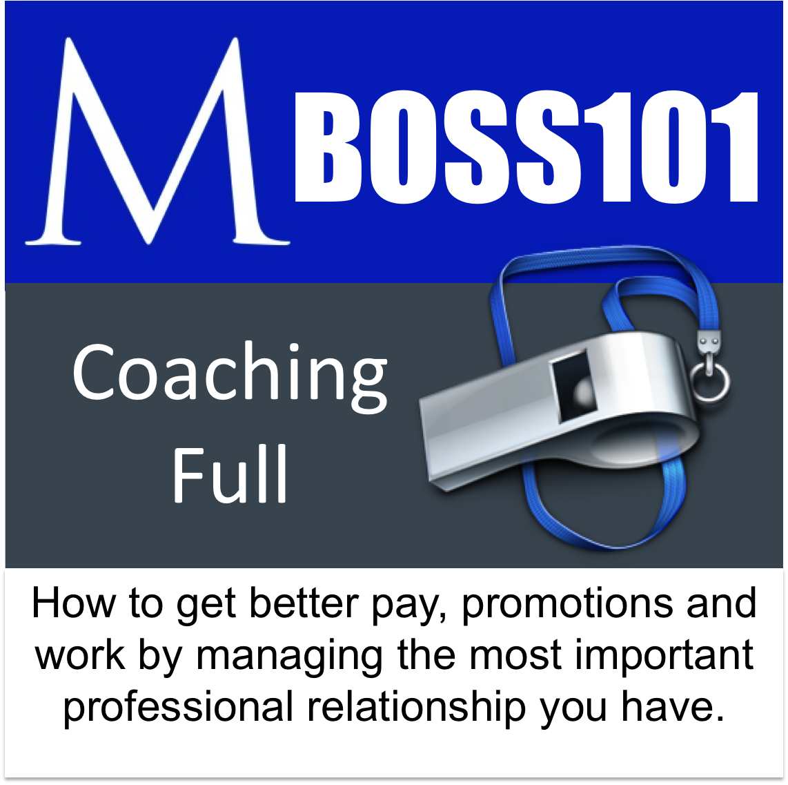 BOSS101 C - Managing Your Relationship With Your Boss (Coaching Lite)