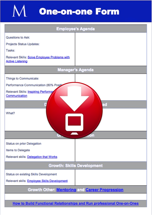 The Secret Benefit Of Effective One On One Meetings Manager Foundation