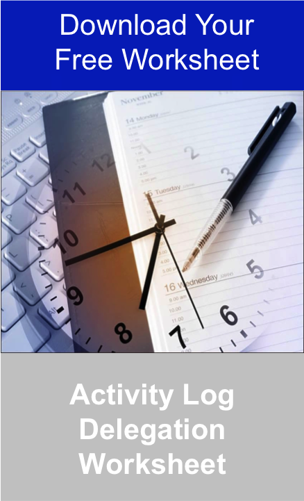 Activity Log Delegation Worksheet — Manager Foundation