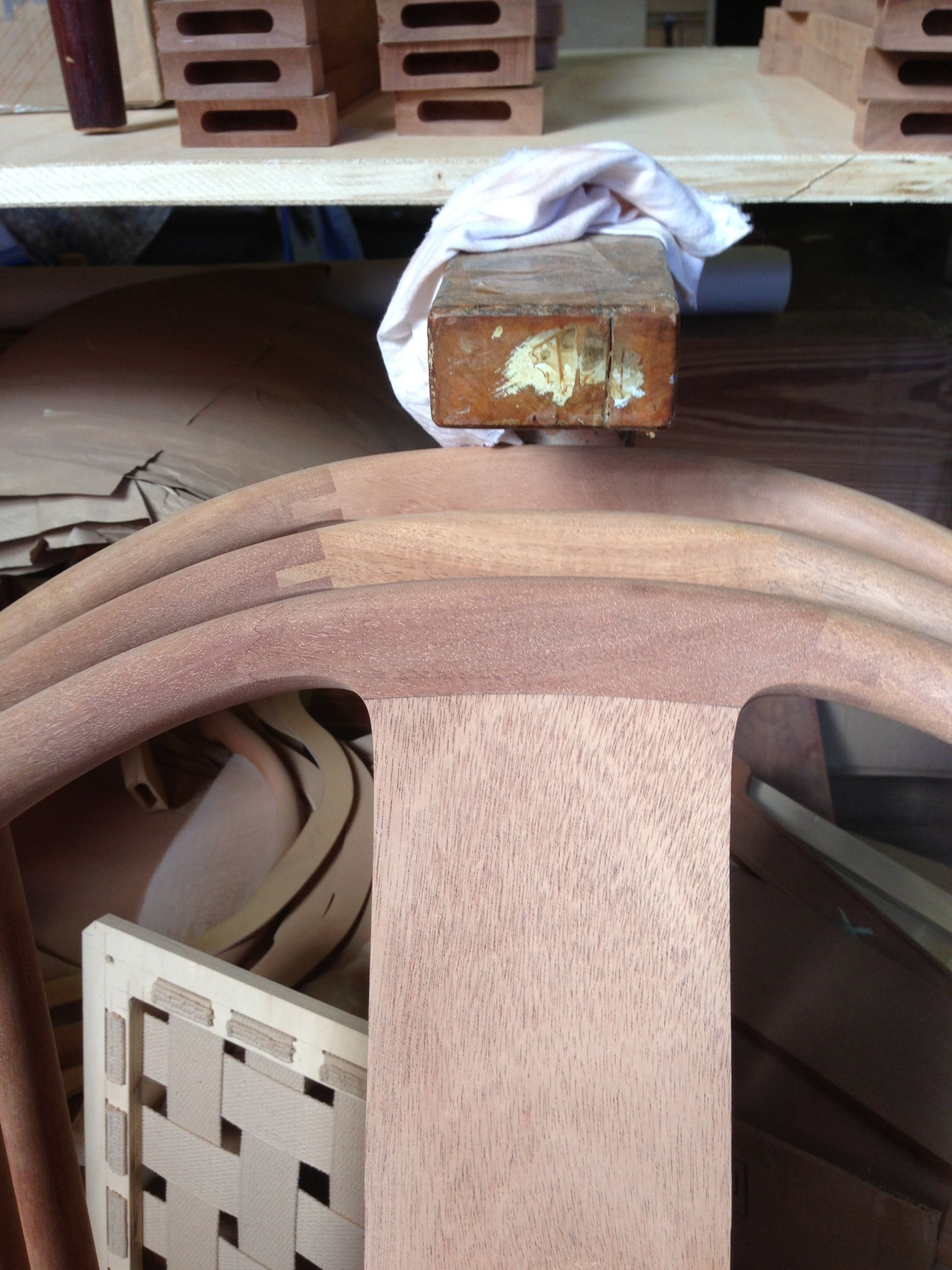  Shaped, sanded and glued up.  