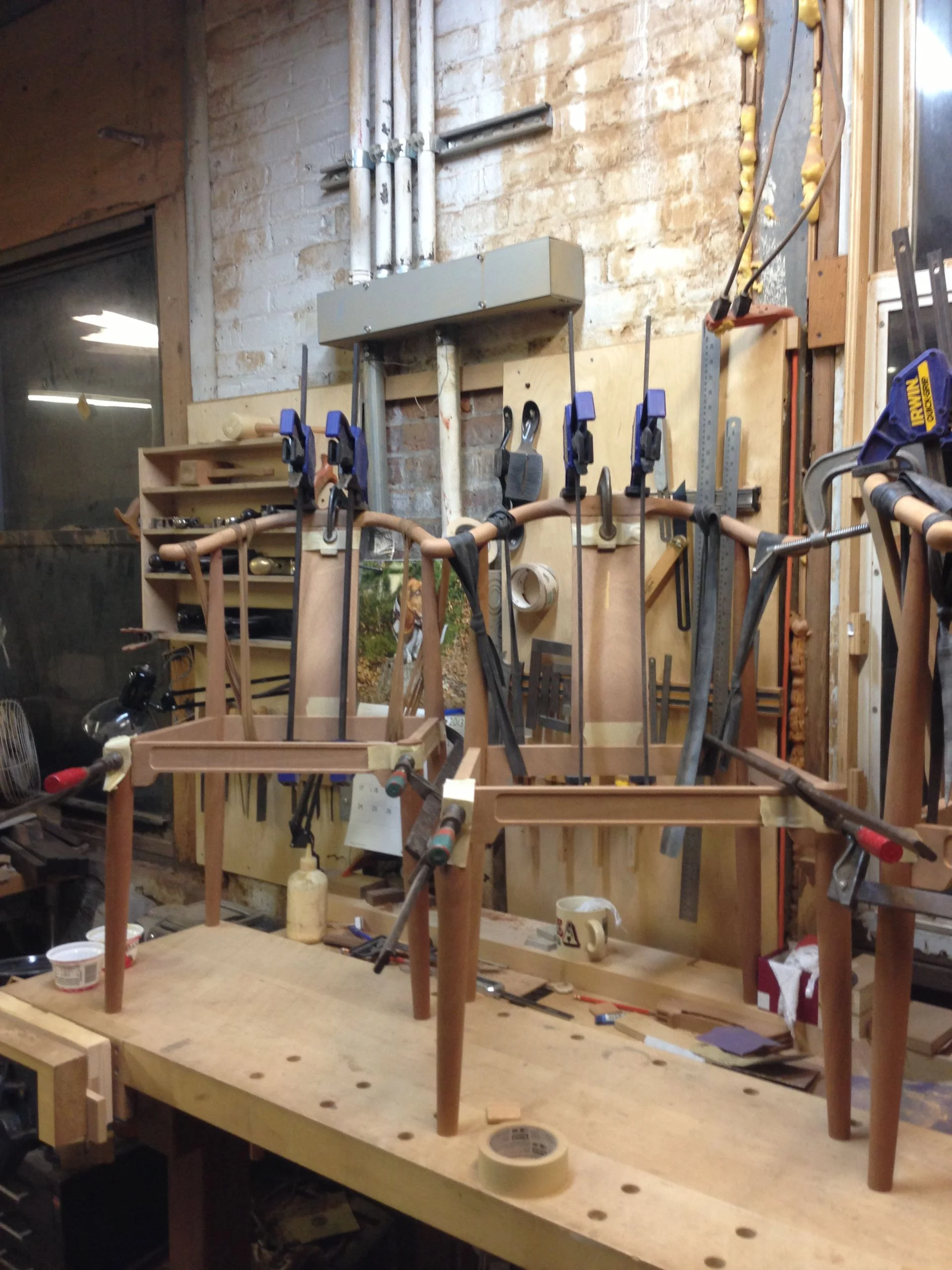  Complex glue up getting everything together!  