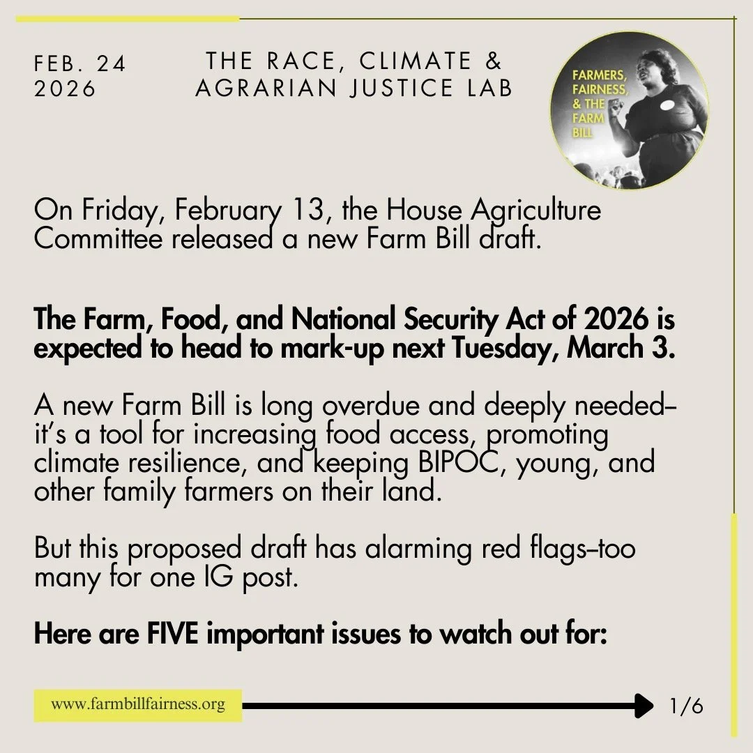 ⁣⠀
On Friday, February 13, the House Agriculture Committee released a new Farm Bill draft.⠀
⠀
⠀
The Farm, Food, and National Security Act of 2026 includes substantive provisions that were not addressed in last year&rsquo;s One Big Beautiful Bill.⠀
⠀
