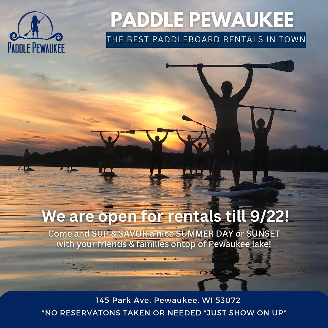 Summer is winding down but we are still open till the first day of fall 9/22z
Come #sup #sip and #savor every moment out of this #summer and catch a #sunrise or a #sunset or just the #sun . No need to make a reservation just show on up. Bring your fr