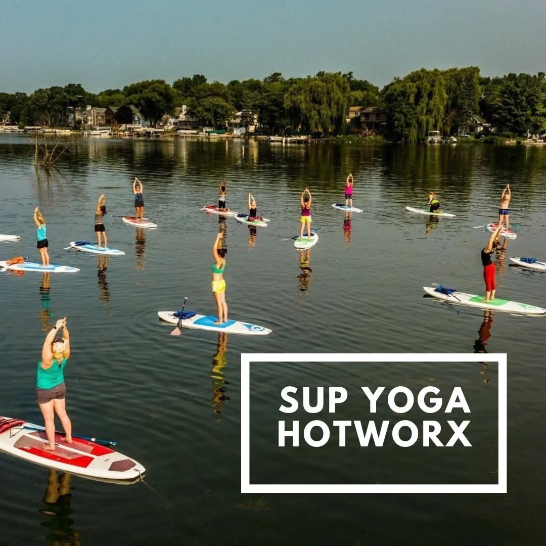 Paddle Pewaukee teams up with @hotworxpewaukee . Stacy, the owner of #hotworx, @namastacyj , will continue to bring you #SUPYoga out on the open water which she has been doing for over 7 seasons!

Flow through your practice on a paddleboard floating 