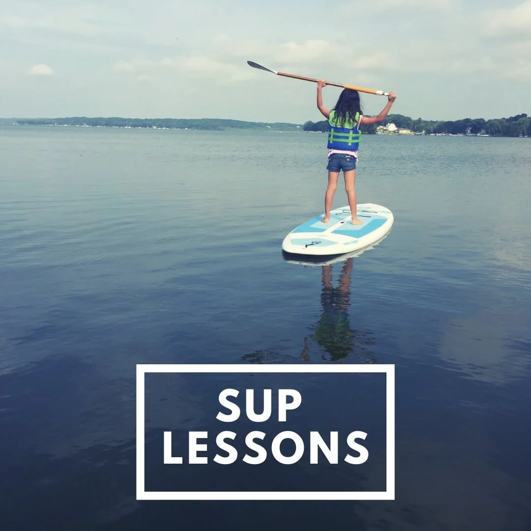 New to paddleboarding? Start here. Our SUP Lessons cover everything you need, water safety, board basics, paddle technique, and how to stand up with confidence, so you can get out and enjoy Pewaukee Lake.
Great for all ages and skill levels. Whether 