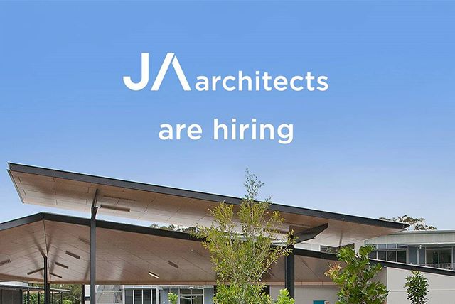 WE ARE HIRING: JA Architects are looking for a GRADUATE ARCHITECT &amp; ARCHITECTURE STUDENT to join the team. ▫
Graduate: Proficiency in Revit and Adobe Creative Suite and min. 1 year post-grad experience.
Student: Year-out or Masters student with e