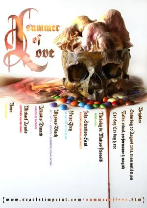 Scarlet Imprint publicity for the Summer of Love occult conference/event