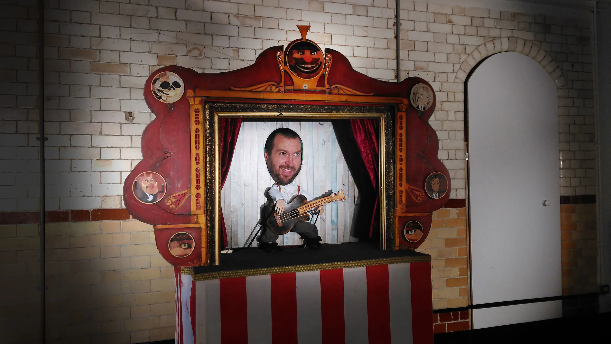 'Humanette' puppet part of a music video for musician Paul Mosley for the album The Butcher, with Paul Mosley and the Red Meat Orchestra 
