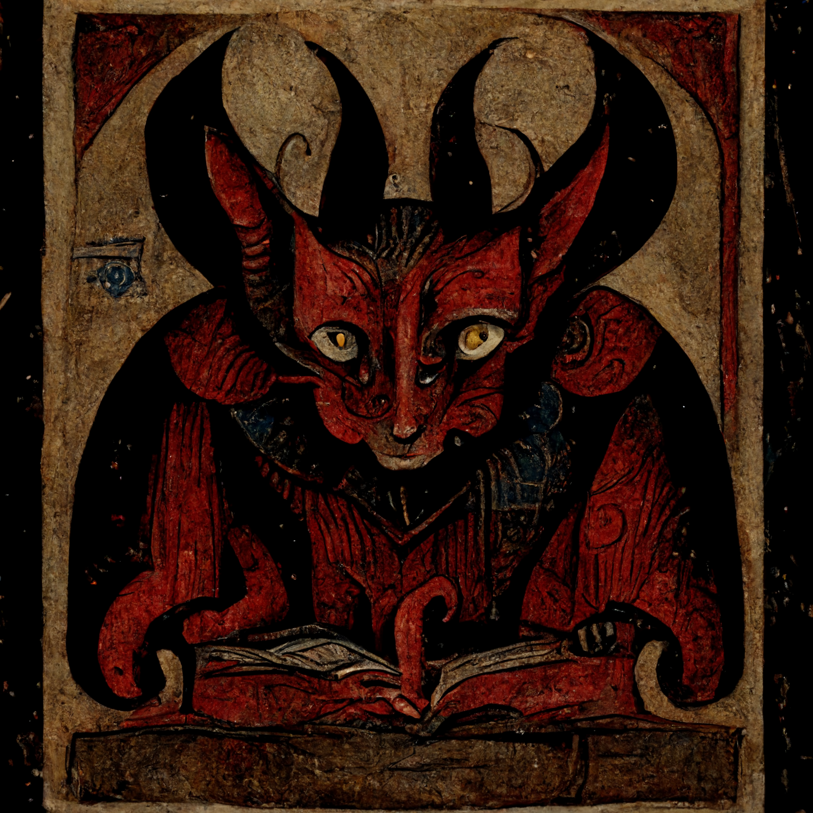 Ulysses_Black_devil_in_the_style_of_a_medieval_manuscript_f704b0e0-1ca7-41cb-b692-b4a967c9c103.png