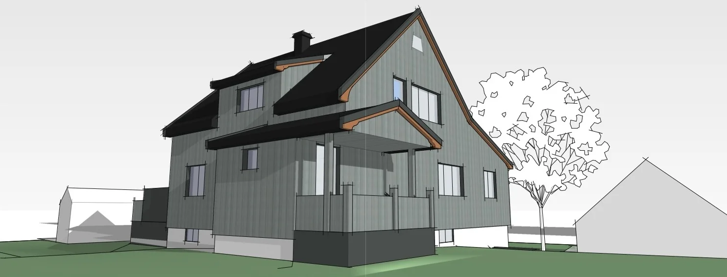 The model of the surveyed house