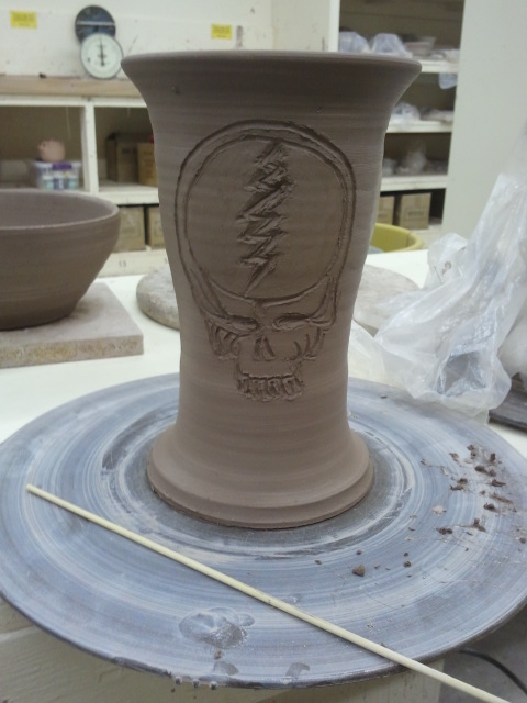 Grateful Dead Goblet - pre-fire