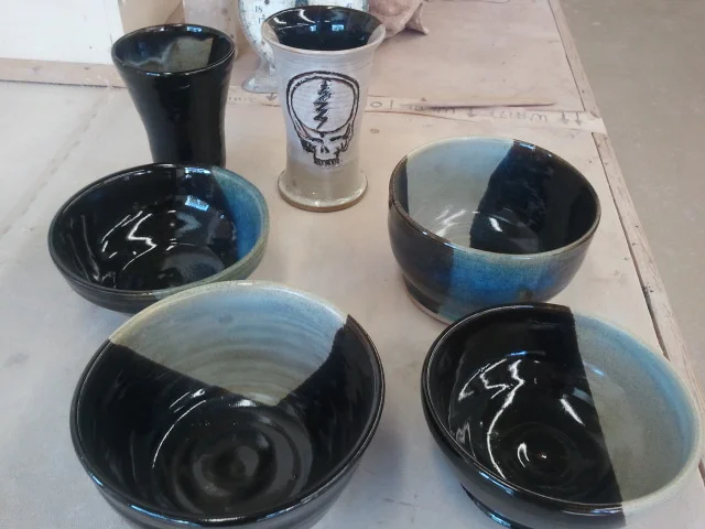 Black and White Pottery series 2 - Calin Day