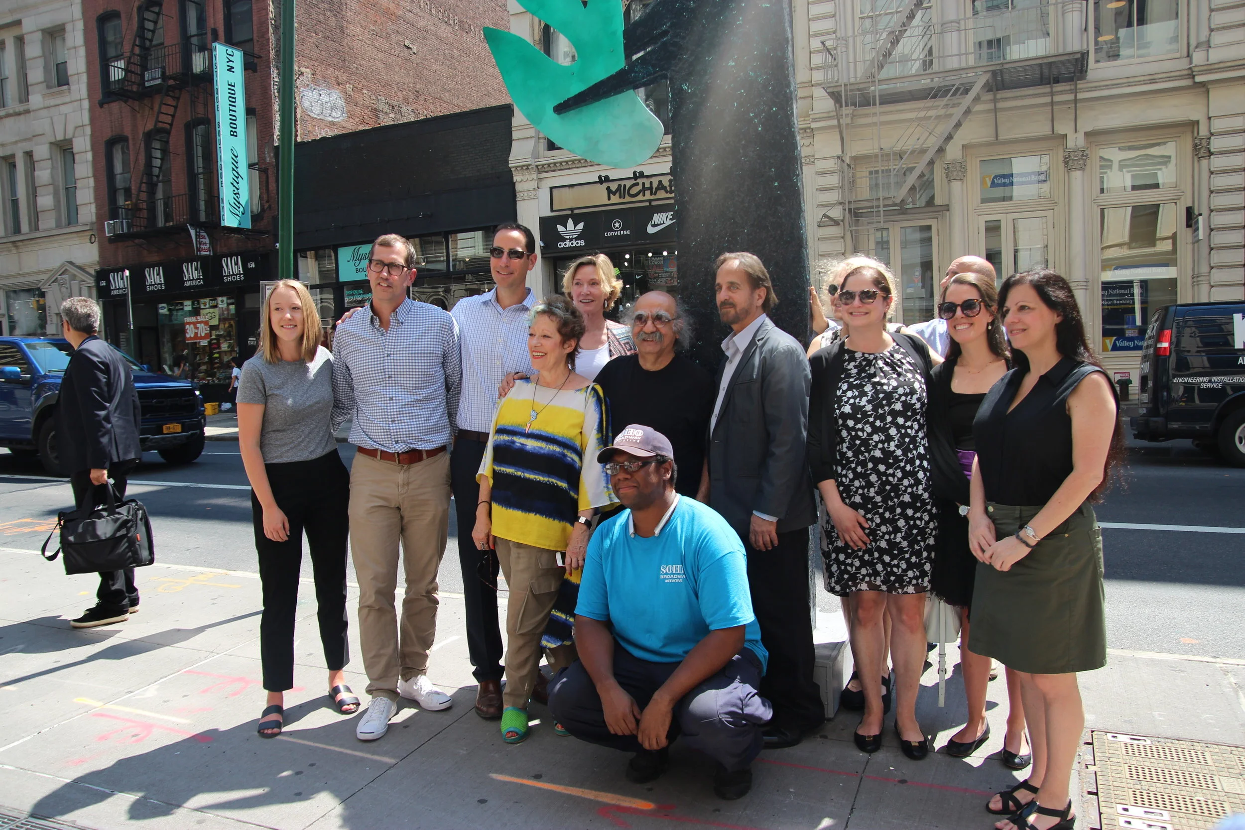 Zigi Ben-Haim with the SoHo Broadway Initiative and the New York Department of Transportation