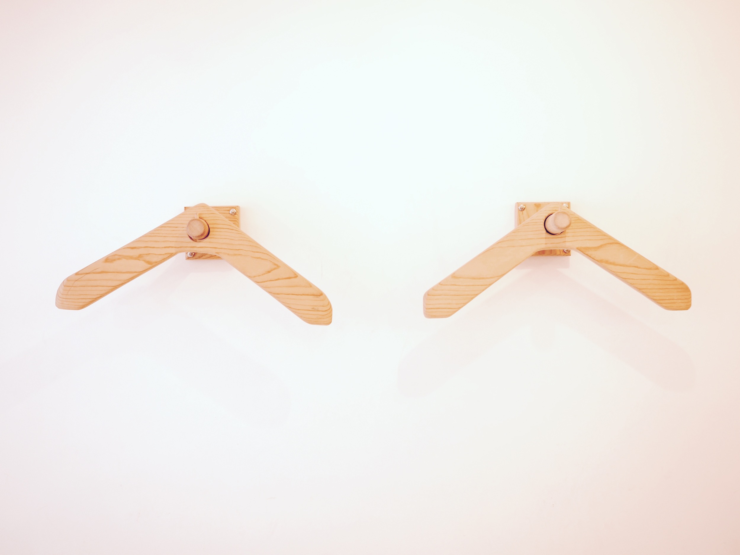 Wooden Wall Hangers by Non Matsuura