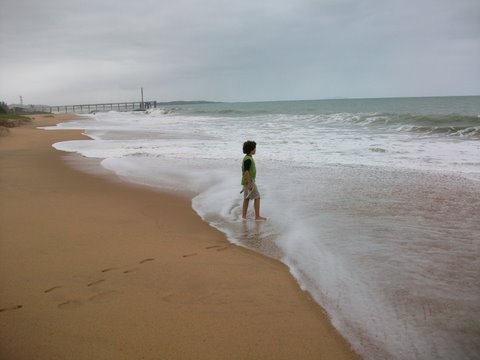 My son Sean in Brazil.