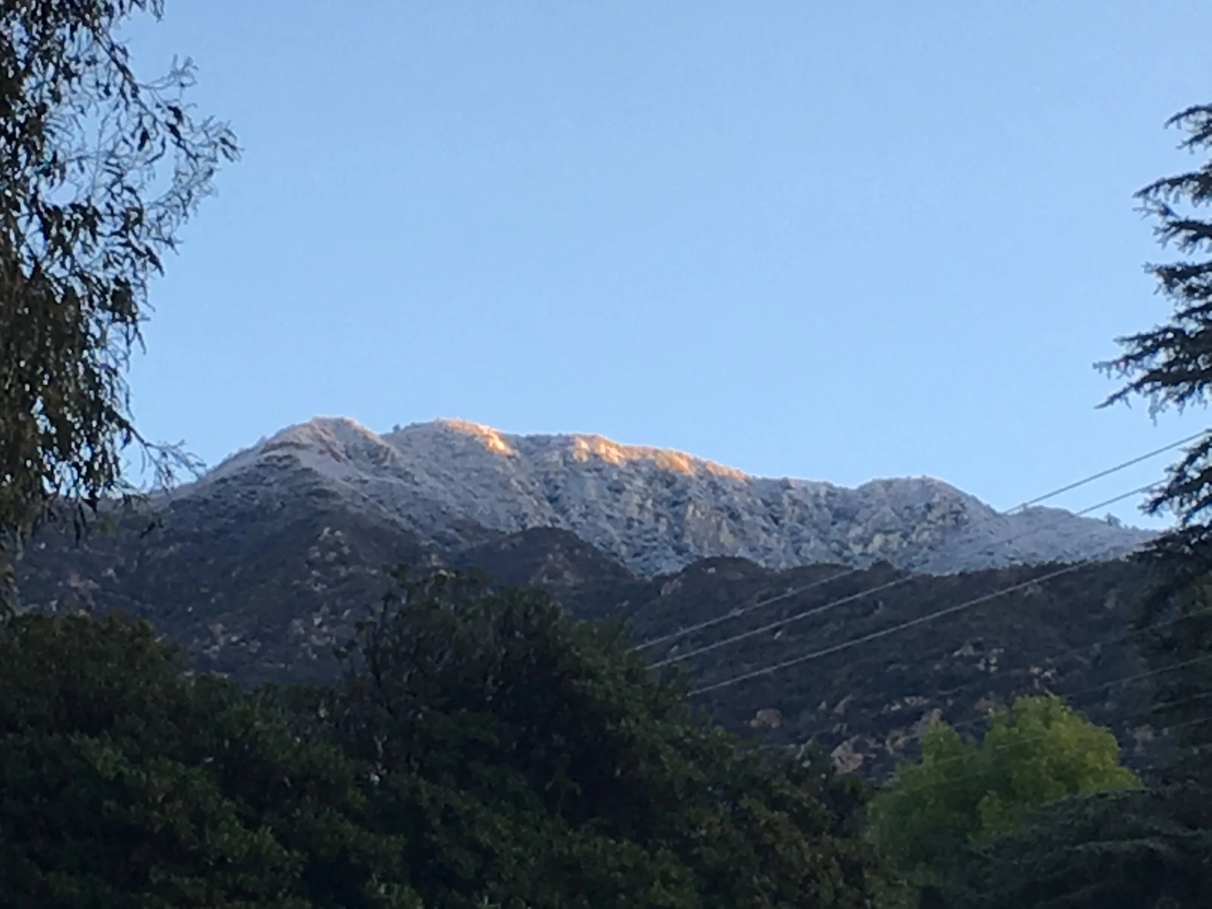 Mountains above Altadena, CA