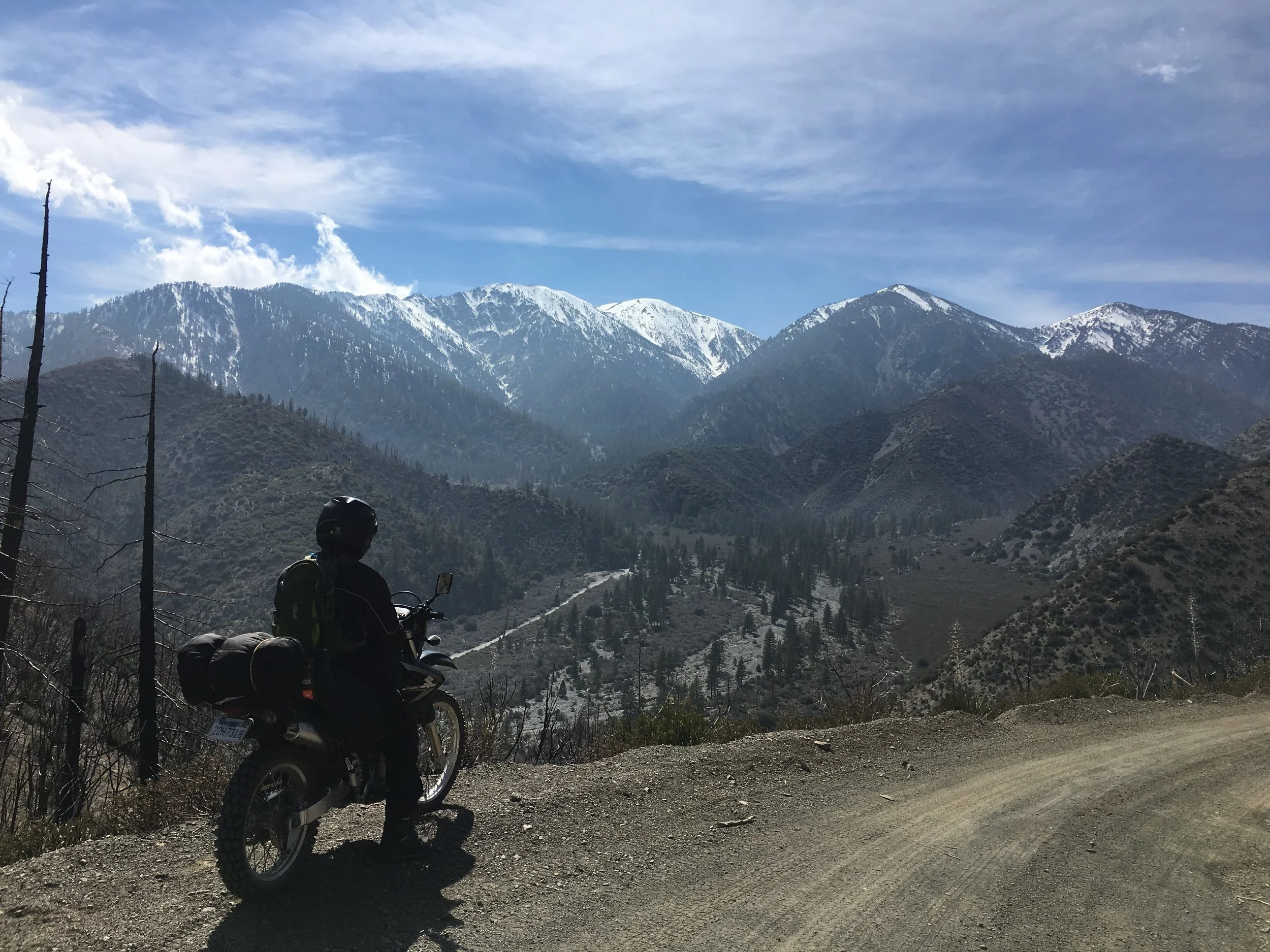Motorcycle weekend trip with my son, April 2019.
