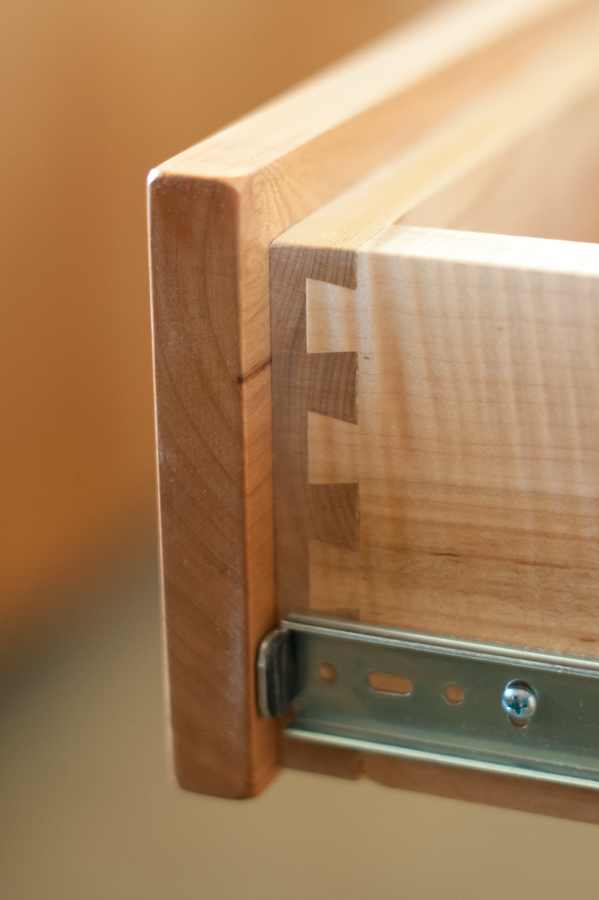 Dovetail detail.