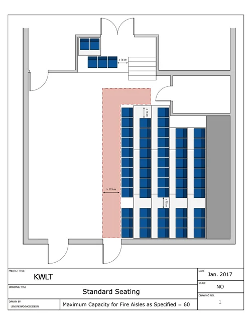 Kitchener Waterloo Little Theatre Standard Seating
