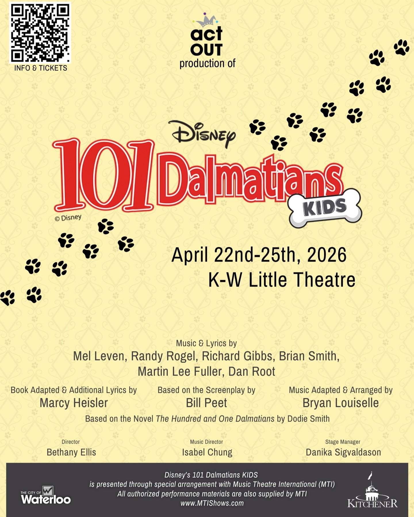 Our young actors (6-10) are on stage next week @kwlittletheatre !

April 22nd-25th