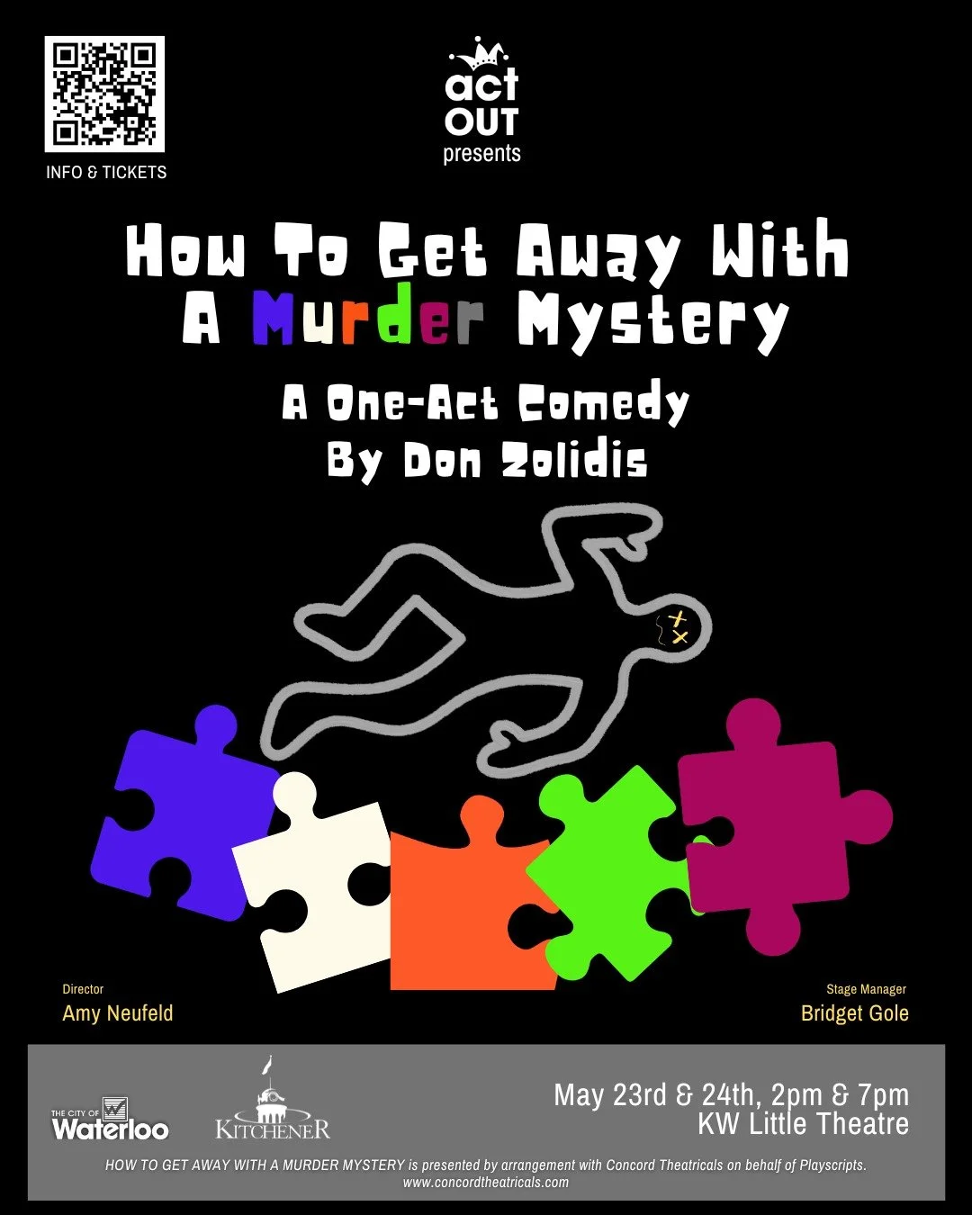 Five mysterious color-coded guests. A mansion. A murder. Can the killer get away with it? And how will the sleuths bring them to justice? 

A handy guide for how to escape the law when you just happen to be a prime suspect of a mysterious murder. Thi