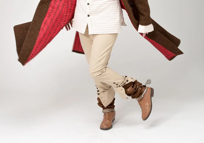 Franzipants waterproofed jodhpurs, Helen coat and Tattershall check shirt.jpeg