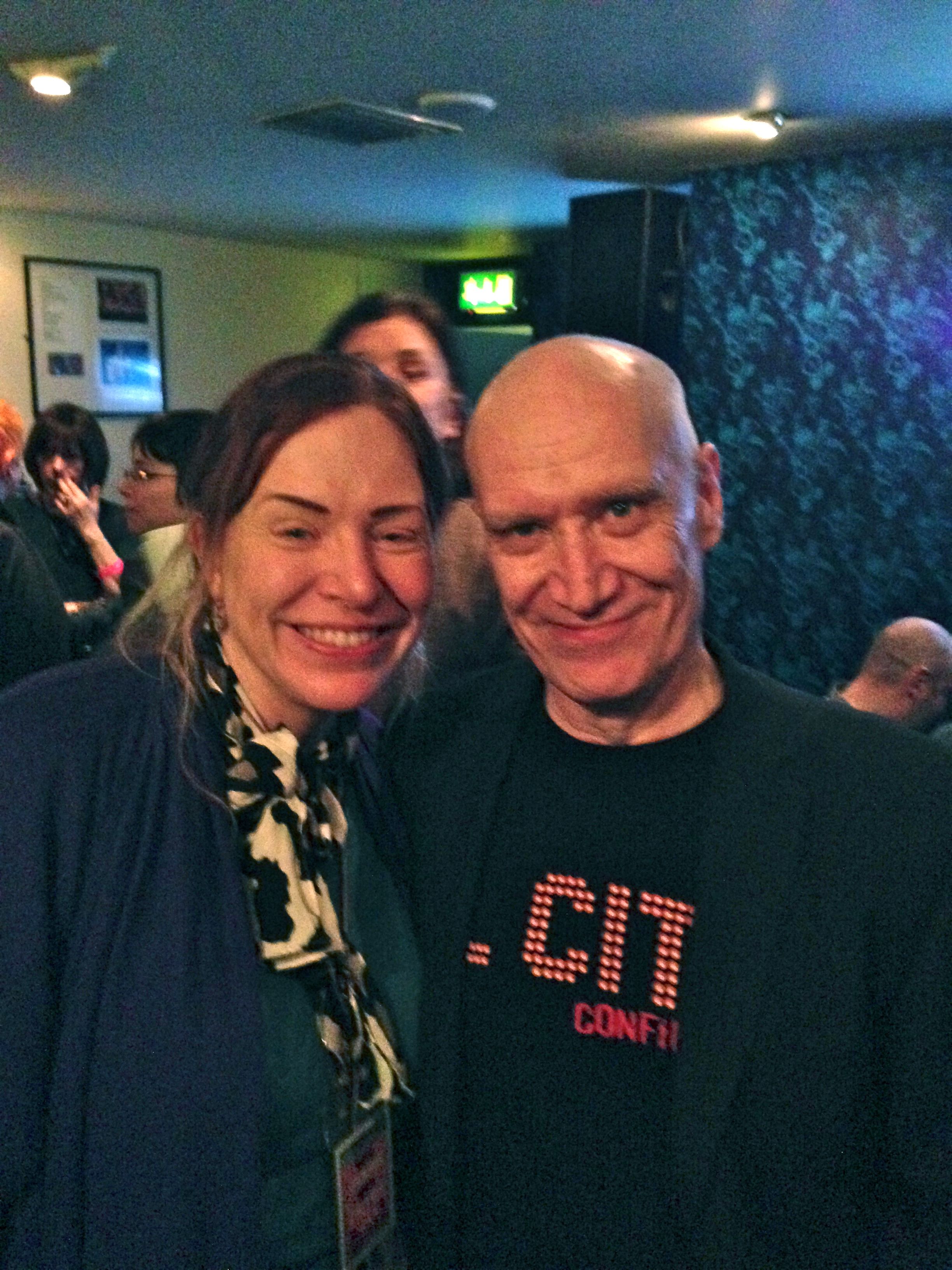 Lady C with Wilko Johnson